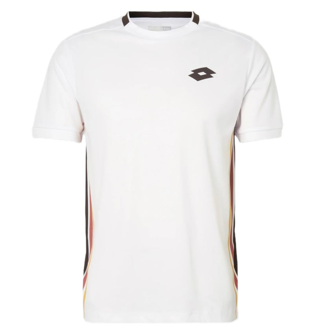 Футболка для мальчика теннисная Lotto Tech JR B VI - bright white