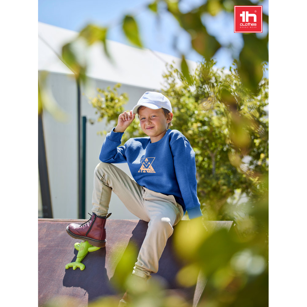 THC DELTA KIDS. Детская толстовка из переработанного хлопка и полиэстера