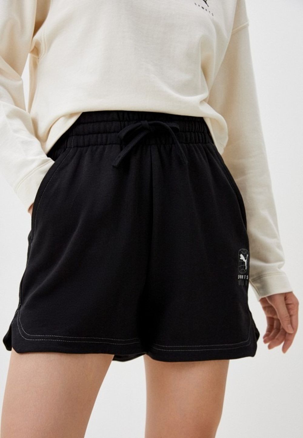 Шорты спортивные женские PUMA BETTER SPORTSWEAR High-Waist Shorts 5