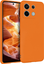 Мягкий Soft Touch чехол из силикона для XIAOMI REDMI NOTE 13 PRO 5G / POCO X6 (не PRO!) с бархатной подкладкой