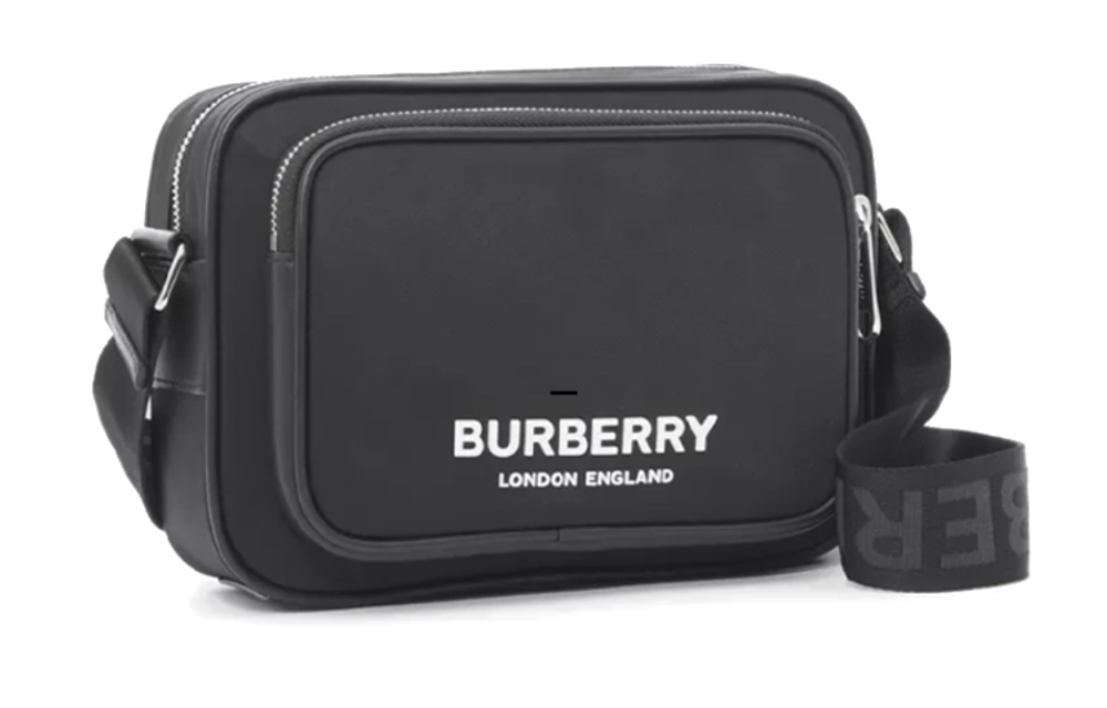Burberry logo-print shoulder bag