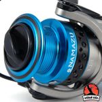 Катушка безынерционная Namazu Big Sting BS2000, 6+1 подш., метал. шпуля + запасная графит. шпуля/20/