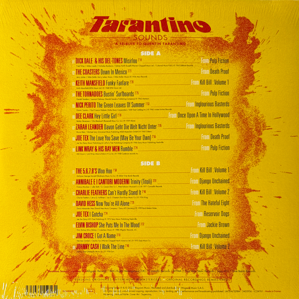 Виниловая пластинка Tarantino Sounds - A Tribute To Quentin Tarantino LP