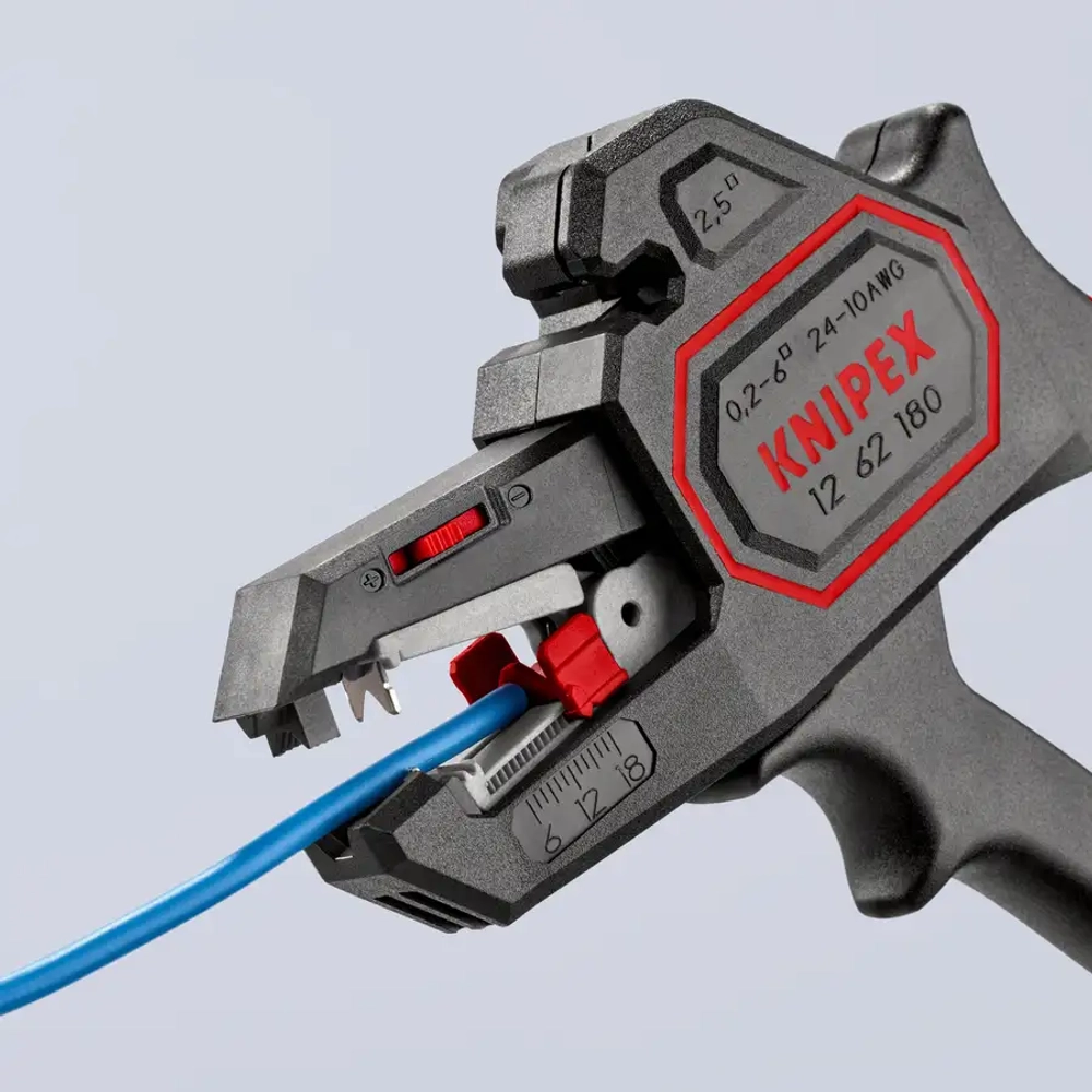 Автоматический инструмент для удаления изоляции 180 мм Knipex 12 62 180