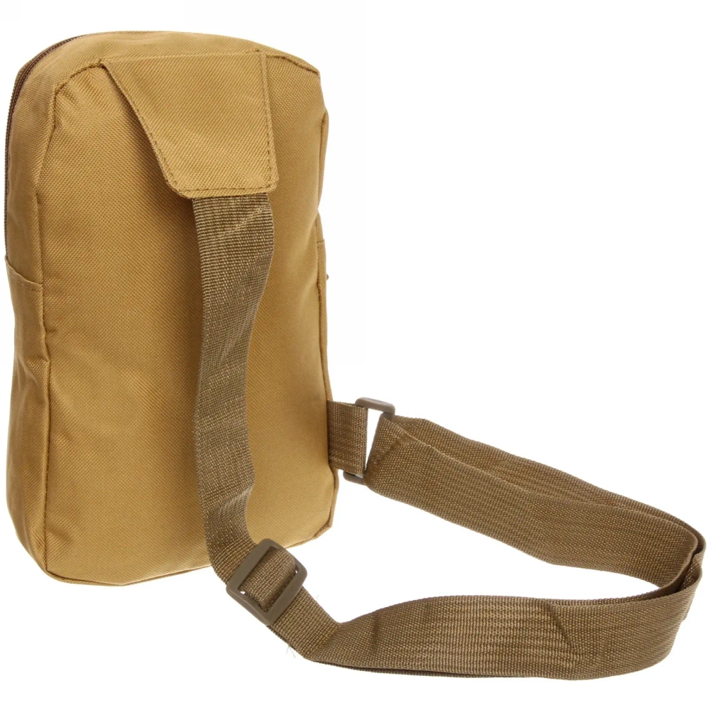 Сумка мужская «Cross Body», 4 кармана, цвет песочный, 28*17*6см