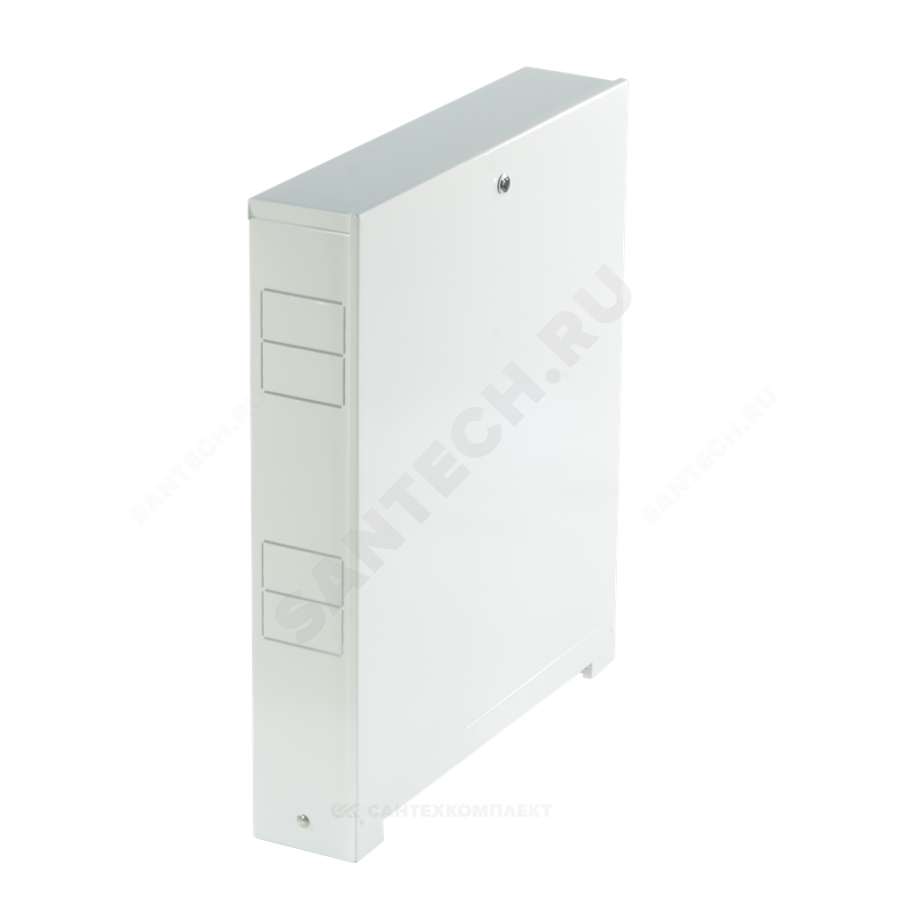 Шкаф коллекторный наружный сталь ШРН-2 550х118х652-715мм RAL 9016 (Белый) Wester 0-32-1020