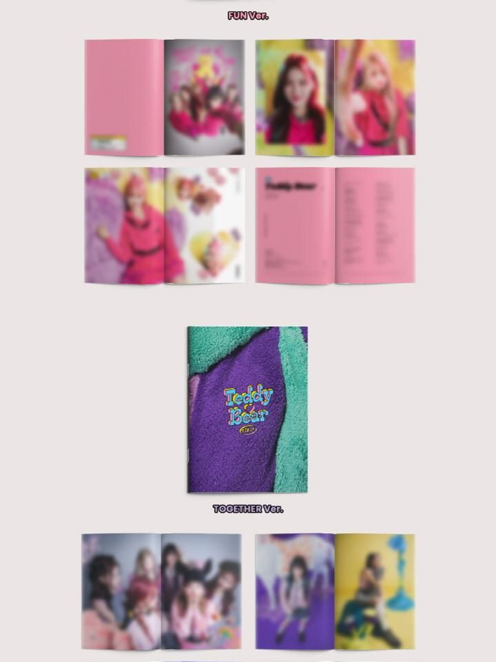 Альбом STAYC - Teddy Bear 4th Single Album RANDOM Version