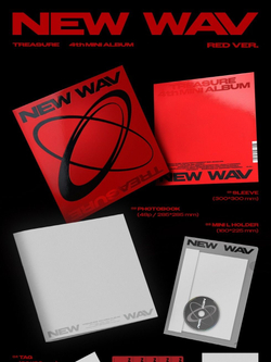 Альбом TREASURE - NEW WAV 4th Mini Album 2 Version SET