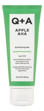Отшелушивающий гель для лица Q+A, APPLE AHA, 75мл