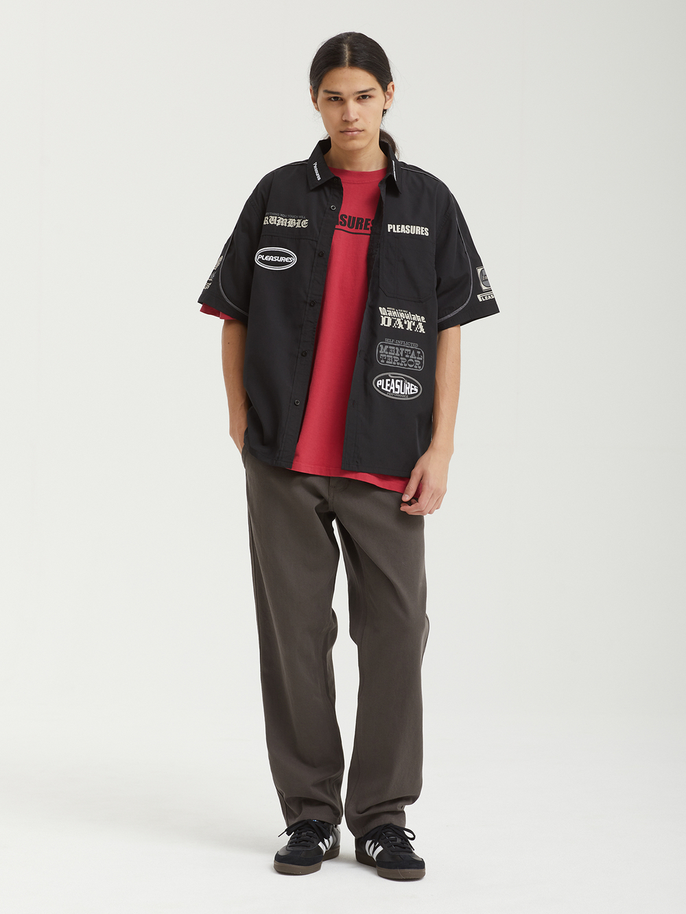 Мужская Рубашка Terror Button Up