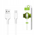 Usb Кабель-зарядка Micro Hoco X20 Flash 2.4A 1м силиконовый белый