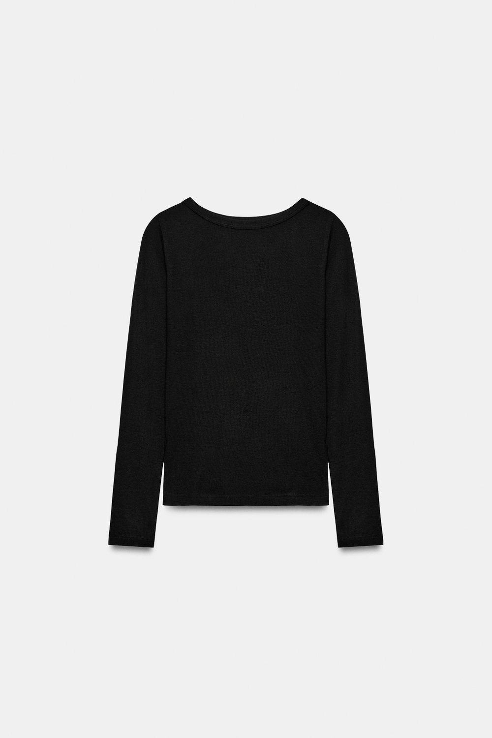 ФУТБОЛКА С ВЫРЕЗОМ «ЛОДОЧКА» — ZARA