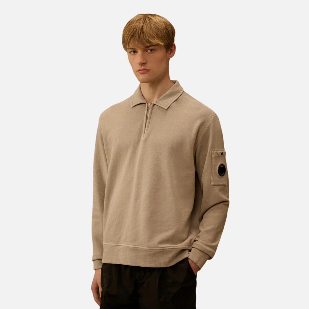 Свитшот C.P. Company Collar In Malfile' Fleece