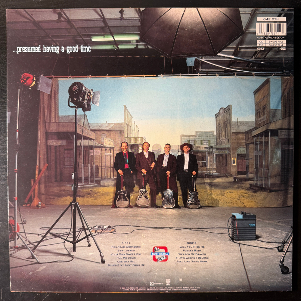 The Notting Hillbillies - Missing...Presumed Having A Good Time (Европа 1990г.)