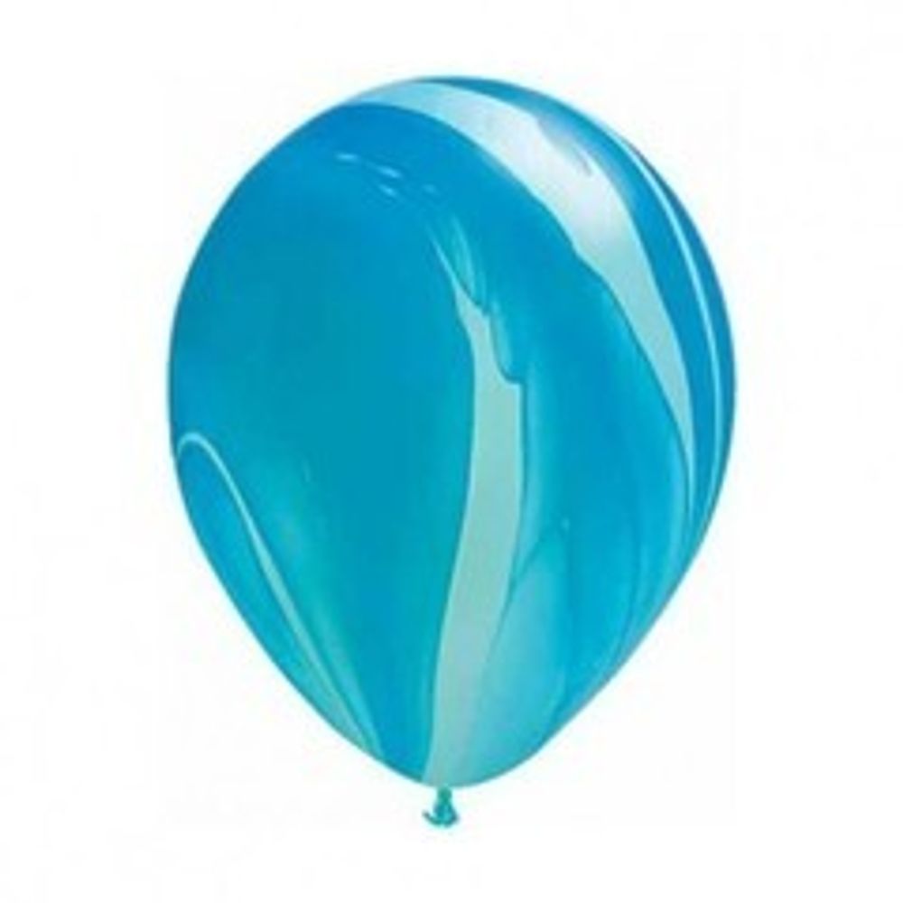 Q 11" Супер Агат Blue Синий 30 см.