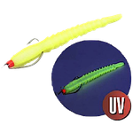 Рыбка поролоновая Яман Y-WTC120 120мм 3шт На оф. крючке №3/0 Water Troll Greepy -