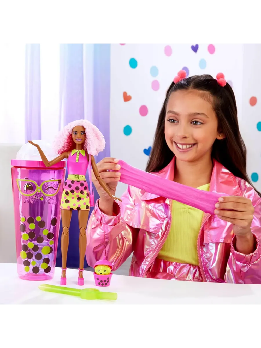 Кукла Барби Поп Ривил Бабл Ти | Barbie Pop Reveal Bubble Tea HTJ20 кукла-сюрприз с ароматом и изменением цвета 3+