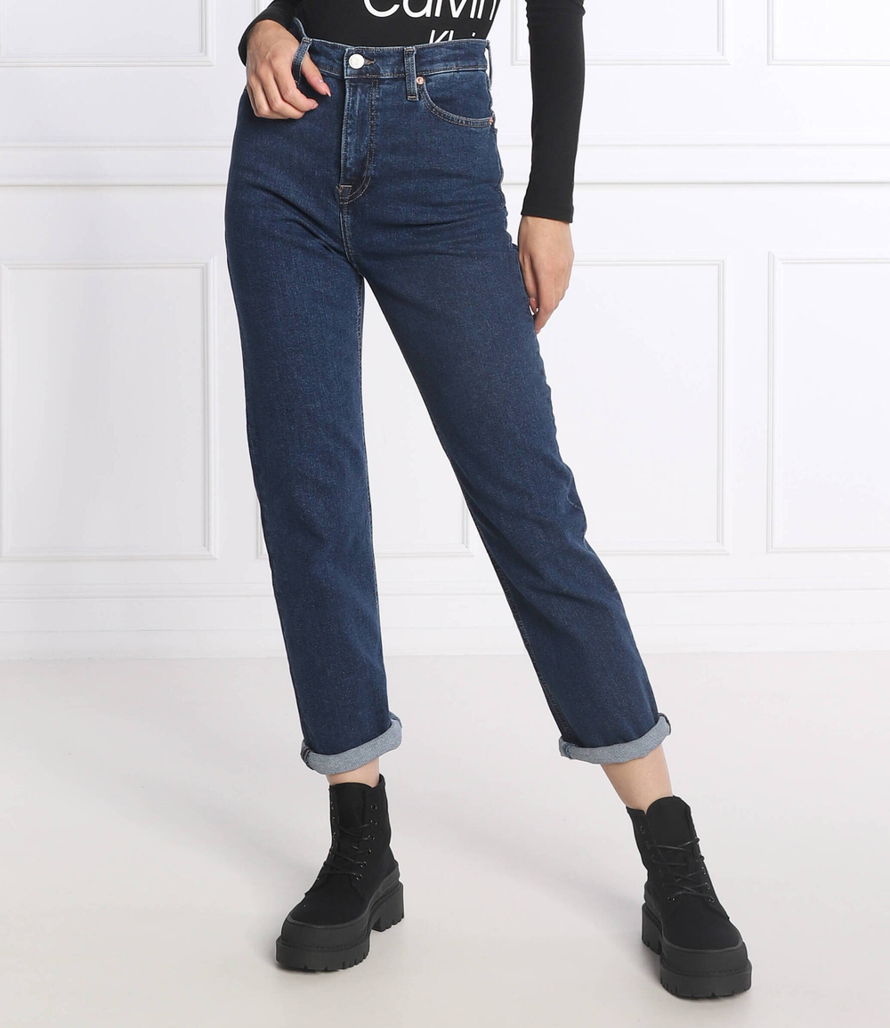 джинсы julie Tommy Jeans - голубой(DW0DW13349)