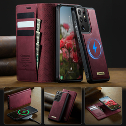 Чехол-кошелек CaseMe 2 in 1 MagSafe Samsung Galaxy S21 Ultra