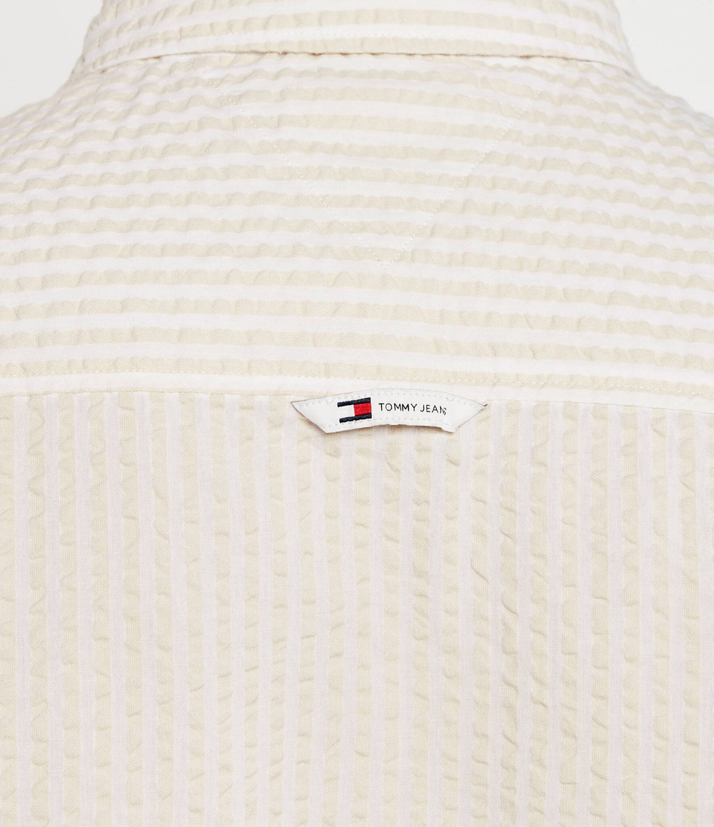 Рубашка STRIPE SEERSUCKER Tommy Jeans - кремовый (DM0DM18970)