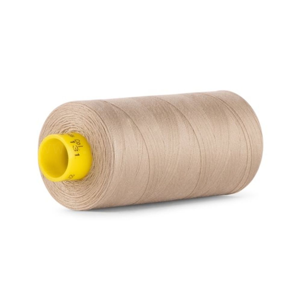 Нитка Gutermann Mara 120 (1000 метров), 1 кат., универсальная | 131 бл.бежевый