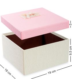 Packing Symphony WF-30-B Набор коробок из 3шт «Прямоугольник» цв.крем./розов.