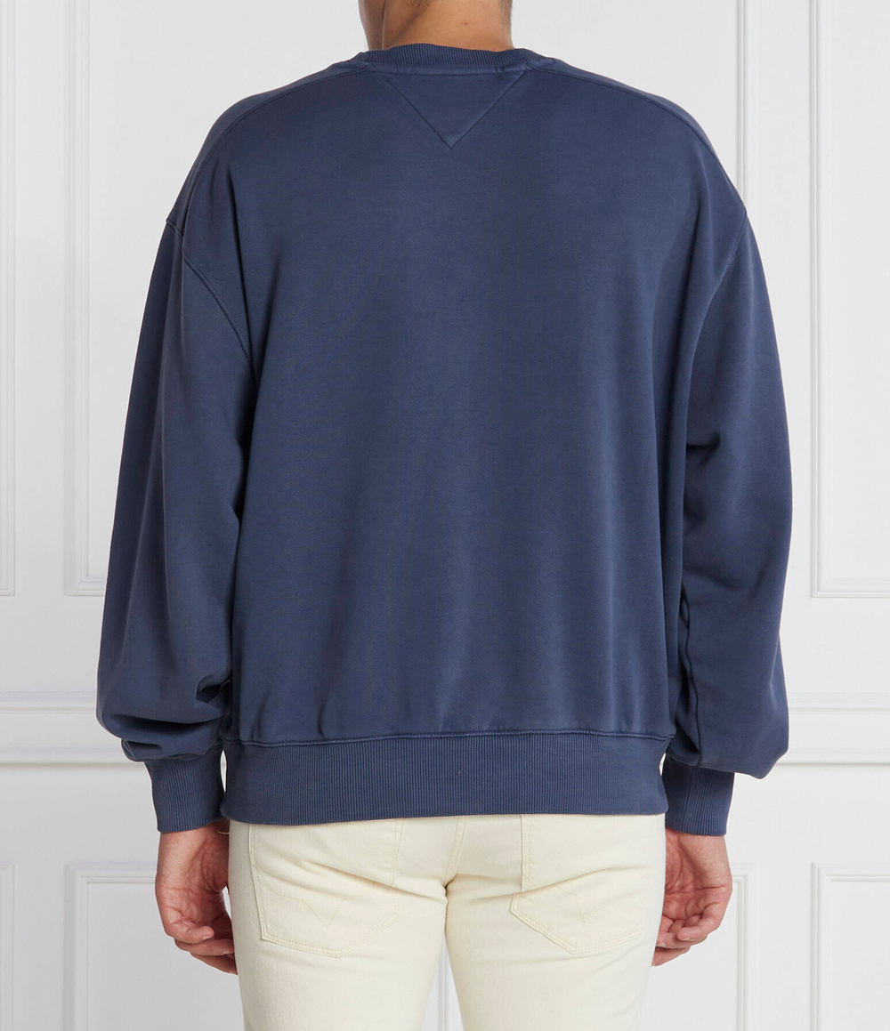 Худи TJM BOXY LUXE VARSITY CREW Tommy Jeans - темно-синий(DM0DM17798)
