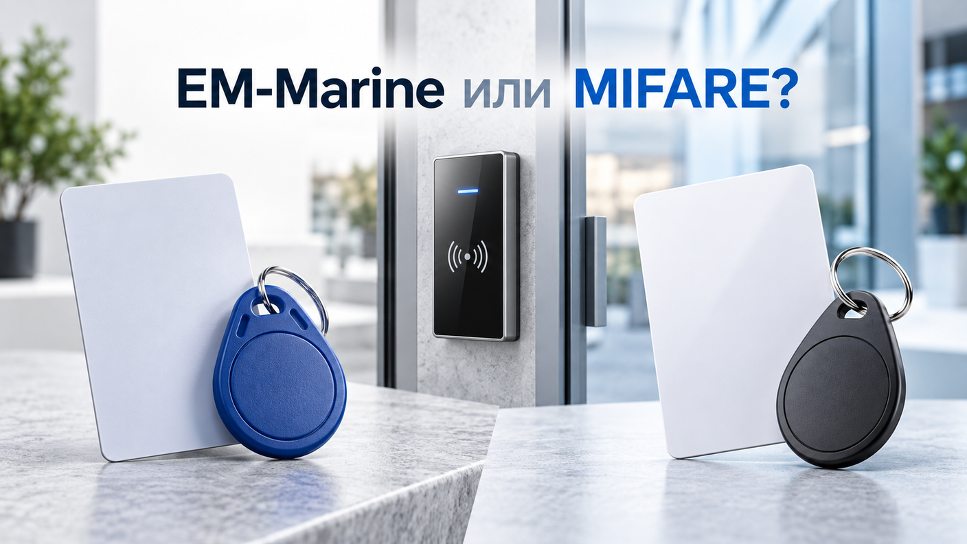 EM-Marine или MIFARE: в чём разница и какой ключ выбрать для домофона и СКУД