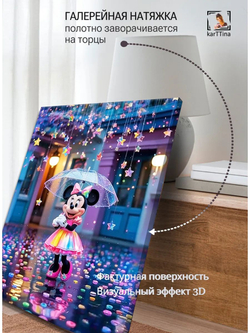 Картина "Три птички на счастье", на стену 50х70см 1шт.