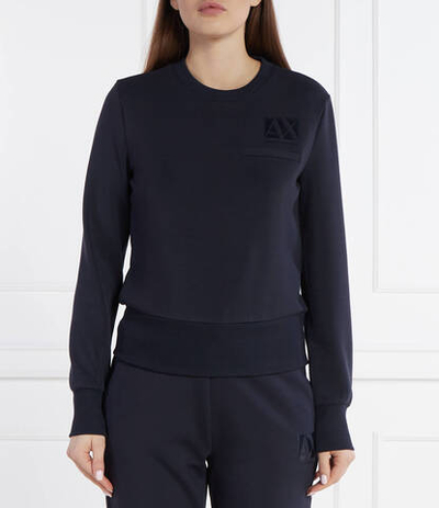 Худи Armani Exchange - темно-синий(3DYM17 YJEPZ)