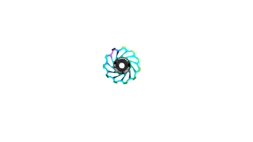 Ролик заднего переключателя TOOPRE TL-11T, ал, Colourful