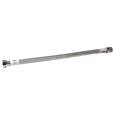 Металлическая подводка для газа 1/2" 1,2 м (гайка/штуцер)