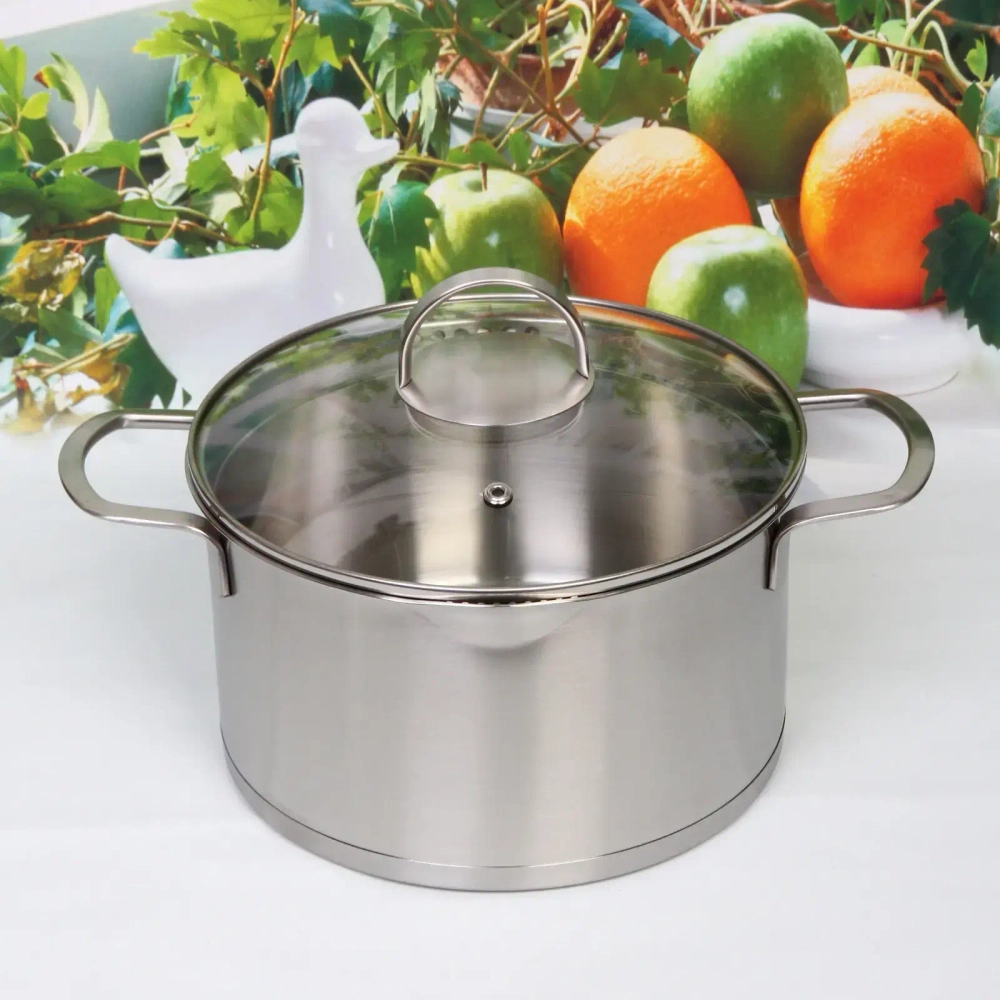 Кастрюля из нержавеющей стали STELLA 4,7л, индукция, DH11-22