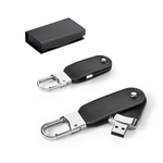 BRAGG 8GB. USB-накопитель 8GB PU с зажимом-карабином