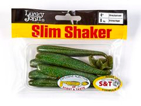 Мягкая съедобная приманка LJ Pro Series Slim Shaker 4in (100 мм), цвет S67, 6 шт