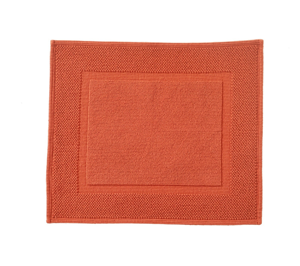 Коврик для ванной COMORES TERRA COTA 50х60 Blanc des Vosges One Size Терракотовый