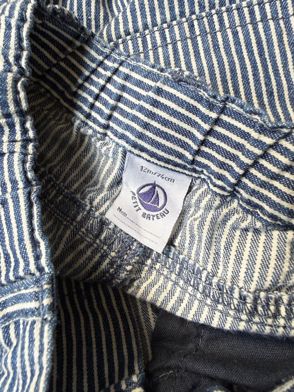 Хлопковые брюки Petit Bateau, 74