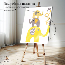 Картина интерьерная karTTina "Милый лисенок", 50х70см 1шт.