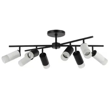 Люстра потолочная 8*GU10 LR7283643741 белый/черный Rullo Lightstar