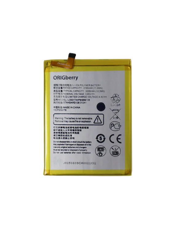 Аккумулятор для ZTE Blade V9 / Blade A5 / Blade V10 Vita, 3200 mAh (Li3931T44P8h806139) OrigBerry