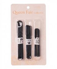Набор шпилек для волос 30 шт. 6 см, 7 см, 8 см, чёрный Queen Fair