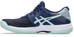 Женские теннисные кроссовки Asics Solution Swift FF Clay - blue expanse/pale blue