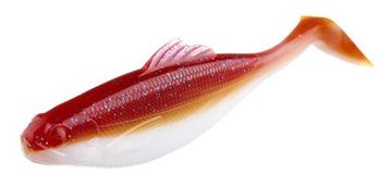 Виброхвосты съедобные LJ Pro Series ROACH PADDLE TAIL 5.0in (12,7 см), цв. G01, 4 шт.