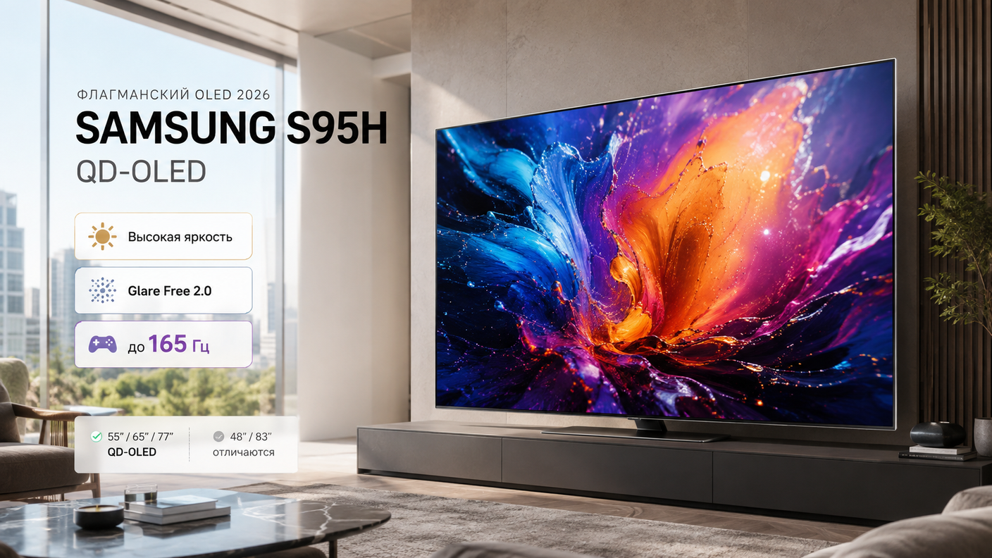 Samsung S95H: обзор, характеристики и отличия от S95F