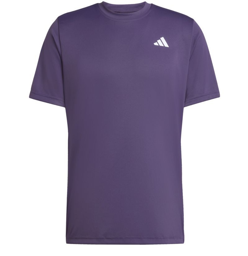 Мужская теннисная футболка Adidas Club Climacool - aurora plum