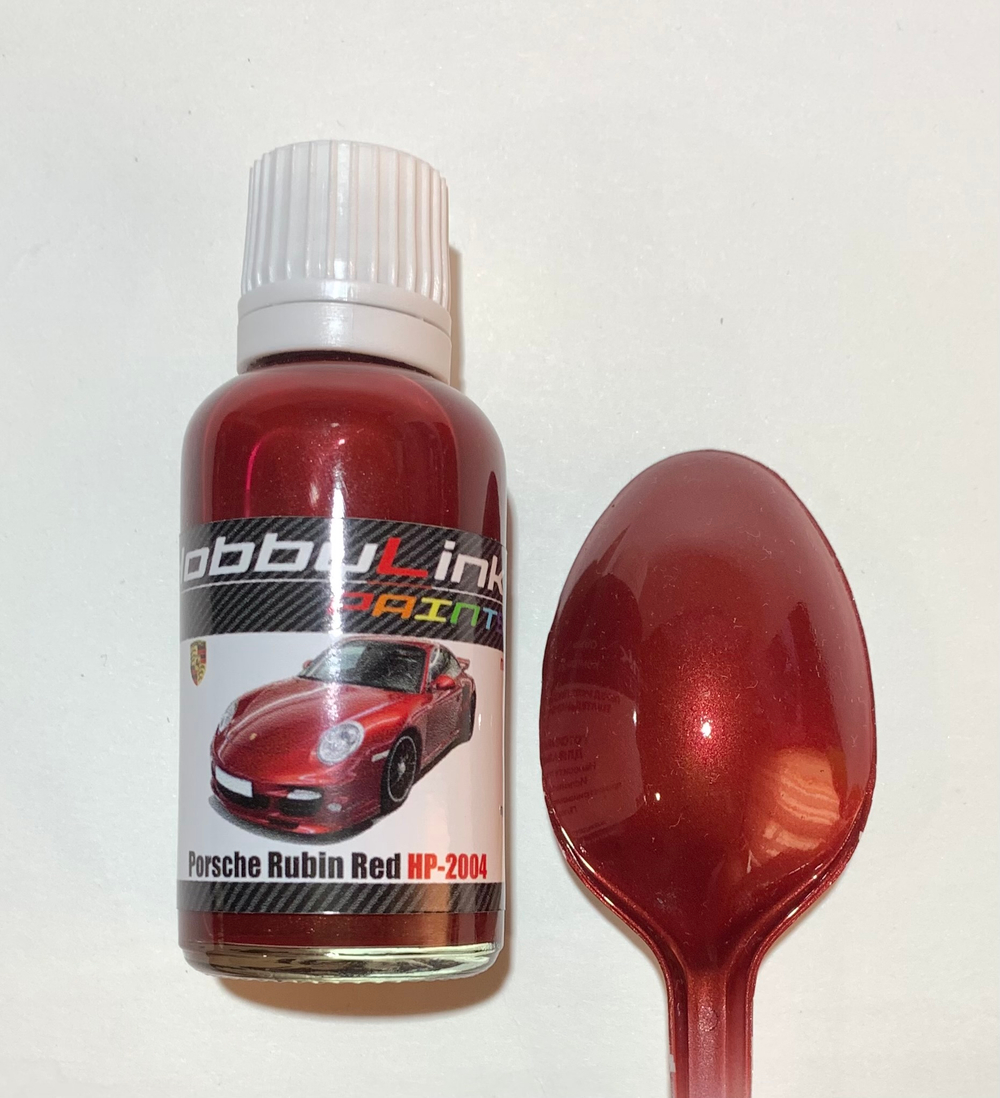 Краска лаковая HobbyLink Porsche Rubin Red HP-2004