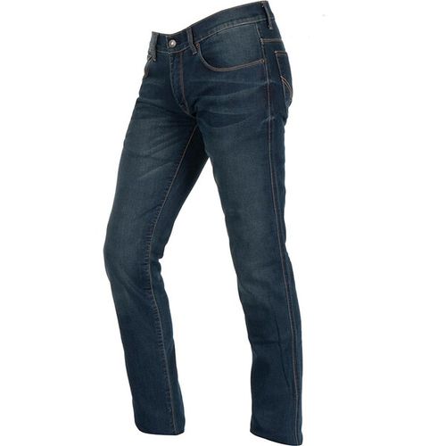 Купить Мотоджинсы с защитой Helstons Speeder 2 Toile Coton Stretch / Темно-синий