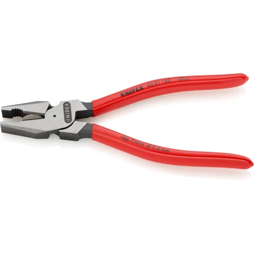 Плоскогубцы комбинированные особой мощности черненые 180 мм Knipex 02 01 180