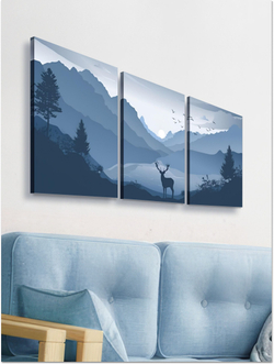 Картина Источник жизни модульная 50x70см 3шт.