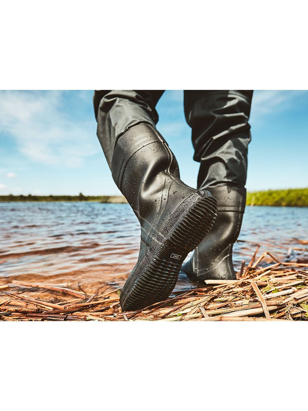 Полукомбинезон забродный Norfin PILOT BOOTFOOT р.41-S с сапогами резина